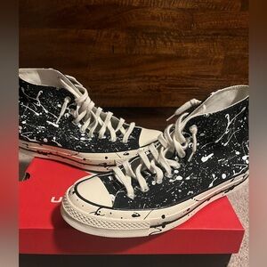 Splatter converse no stains still white